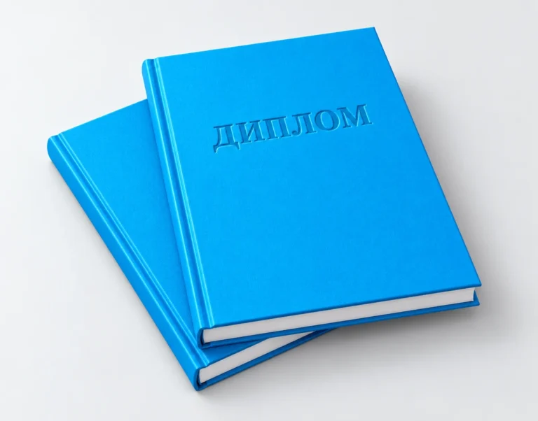Переплёт дипломной работы в твёрдой обложке