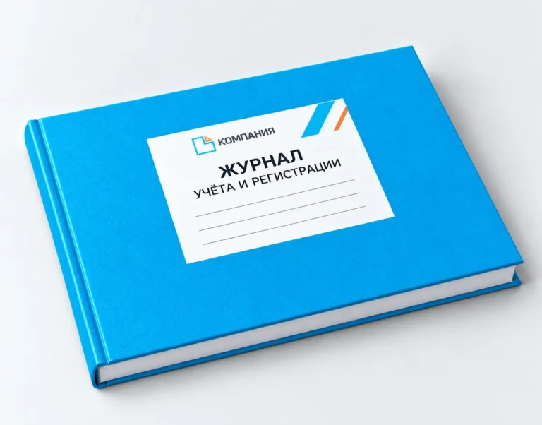 Журнал учёта в твёрдом переплёте